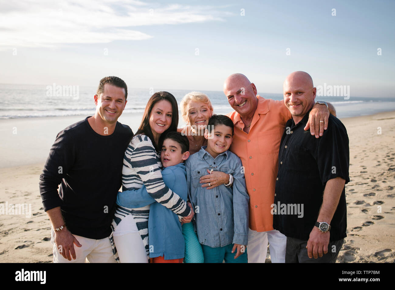 Family happy fun beach hi-res stock photography and images - Alamy