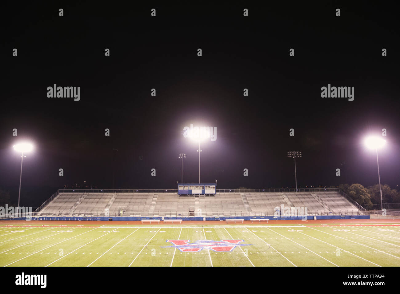 Football stadium high angle hi-res stock photography and images - Alamy