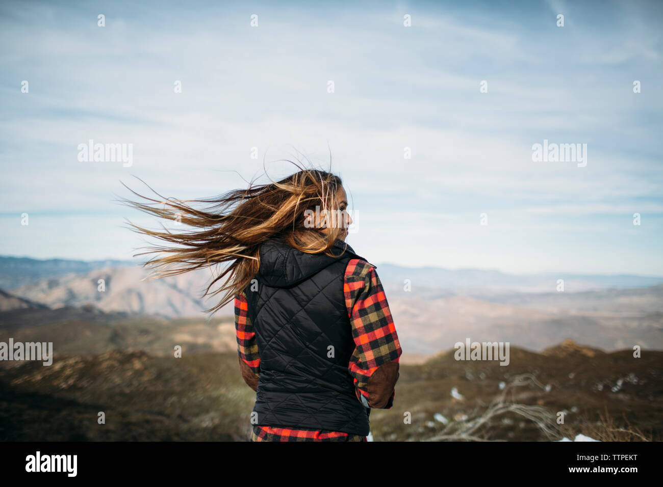 Rear view woman hi-res stock photography and images - Alamy