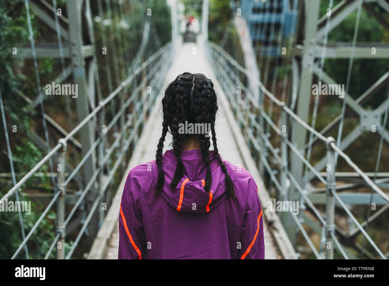 Female hood rear view hi-res stock photography and images - Alamy