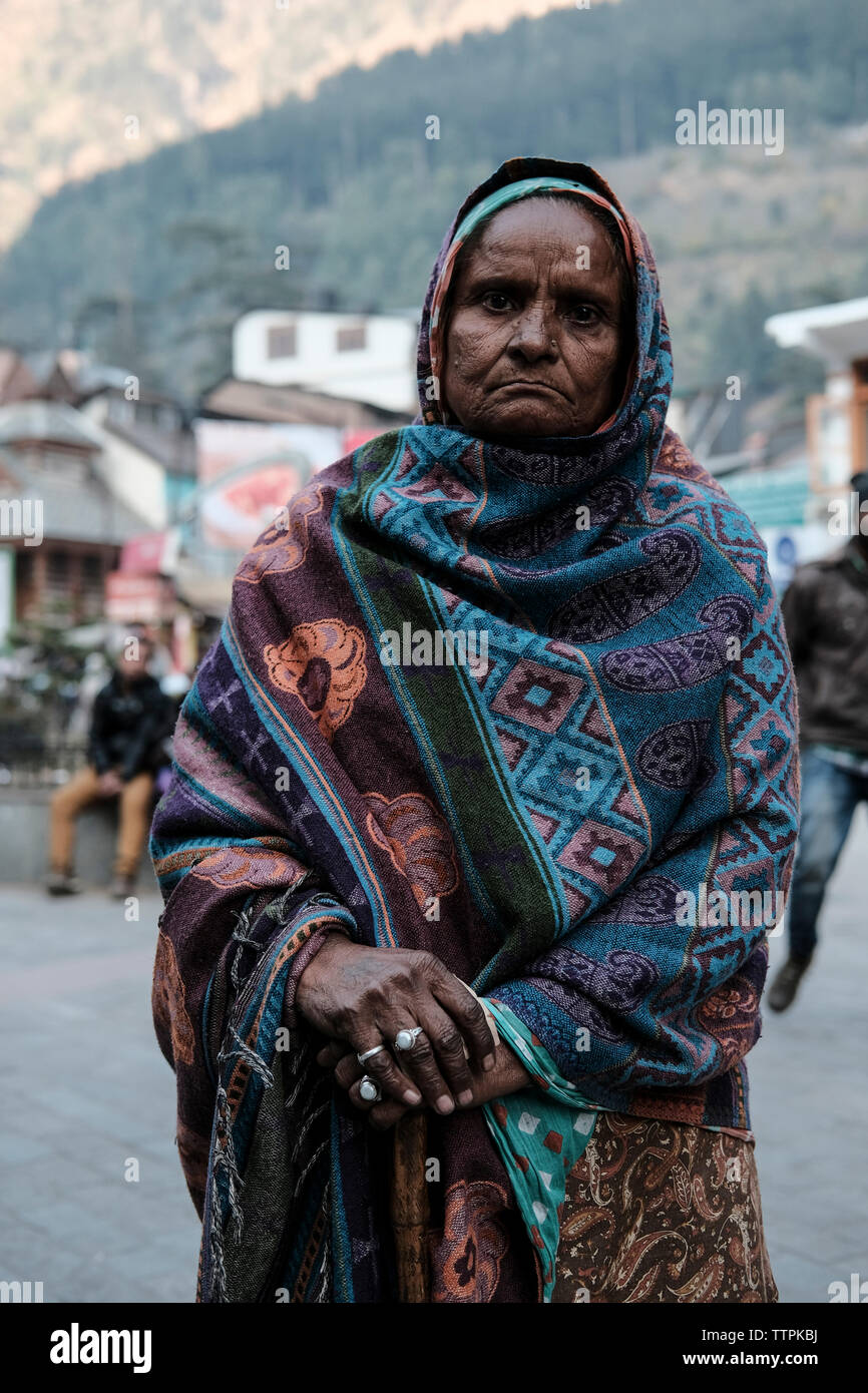 Indian mature woman hi-res stock photography and images - Alamy