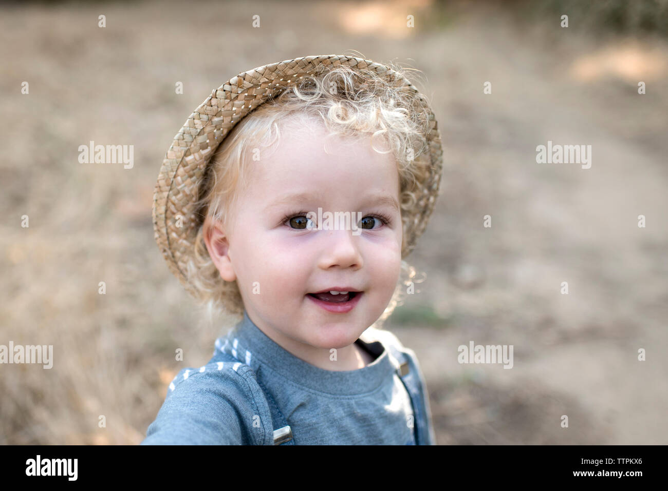 Boy wearing hat hi-res stock photography and images - Alamy