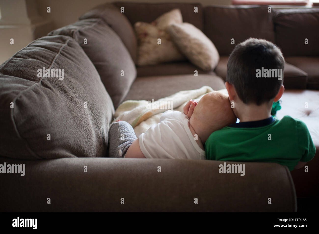 Old people care home rear view hi-res stock photography and images - Alamy