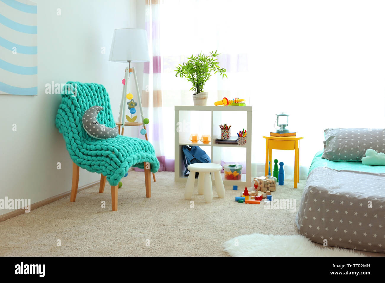 Beautiful children room interior Stock Photo - Alamy