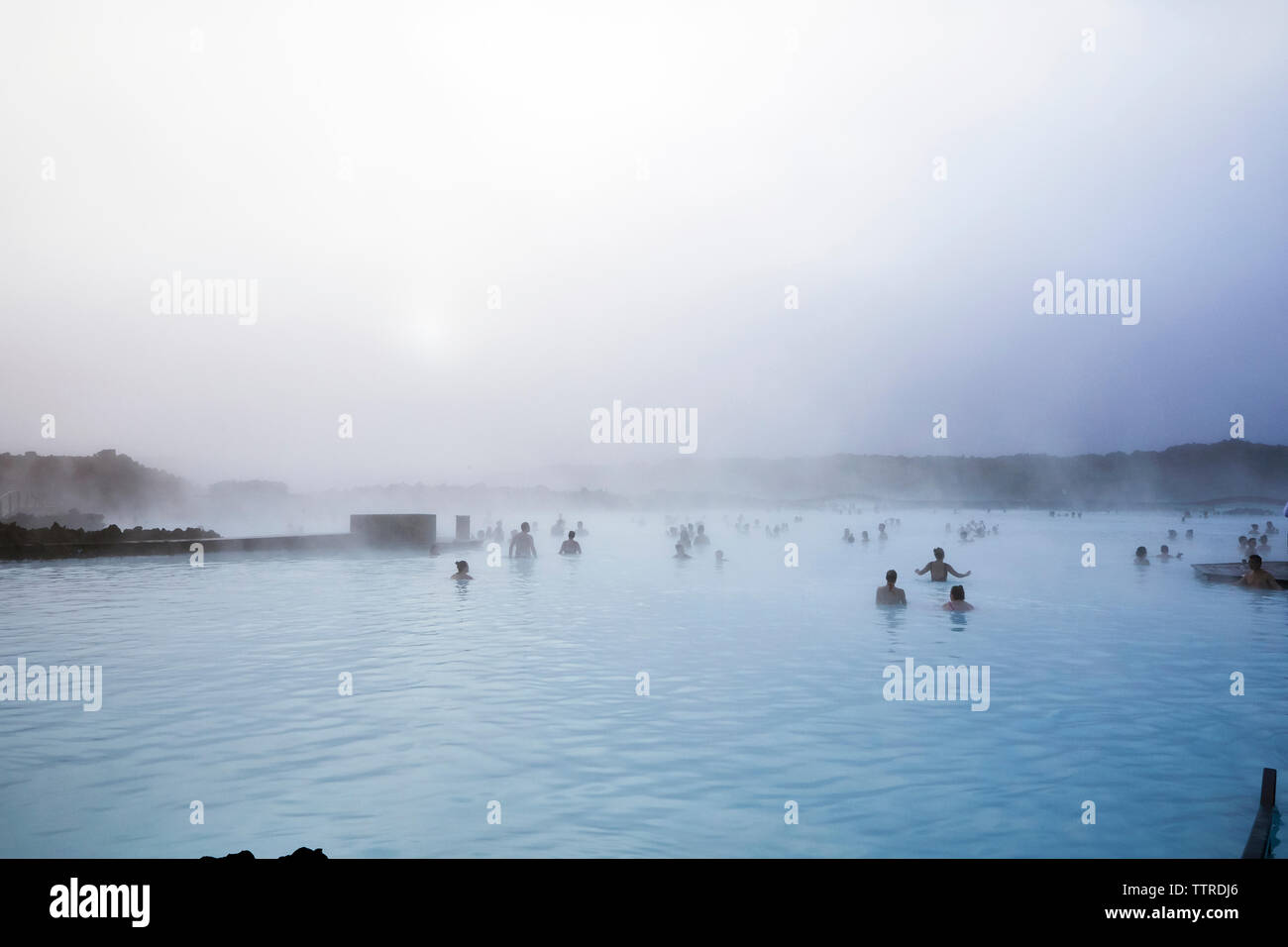 Swimming in the blue lagoon hi-res stock photography and images - Alamy
