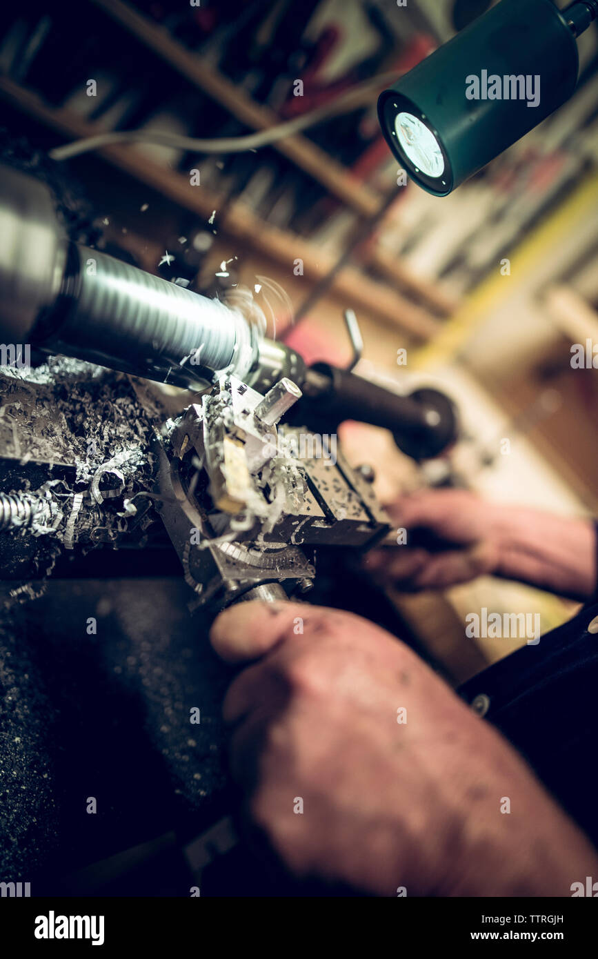Worker senior machinery hi-res stock photography and images - Alamy