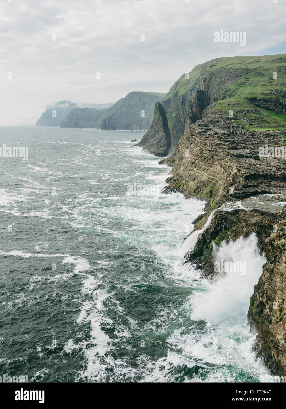 High angle view waves splashing hi-res stock photography and images - Alamy