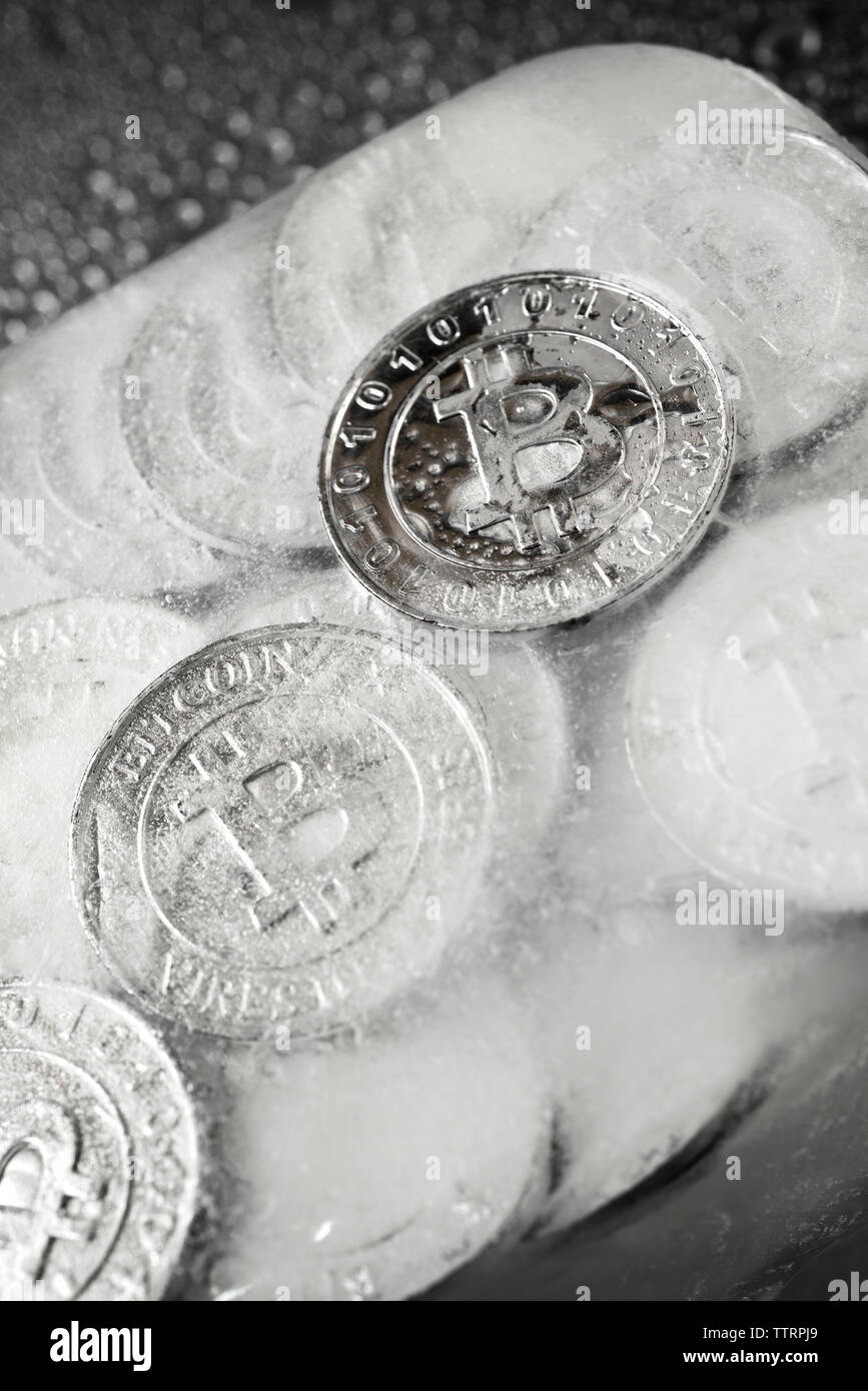 Cryptocurrency frozen hi-res stock photography and images - Alamy