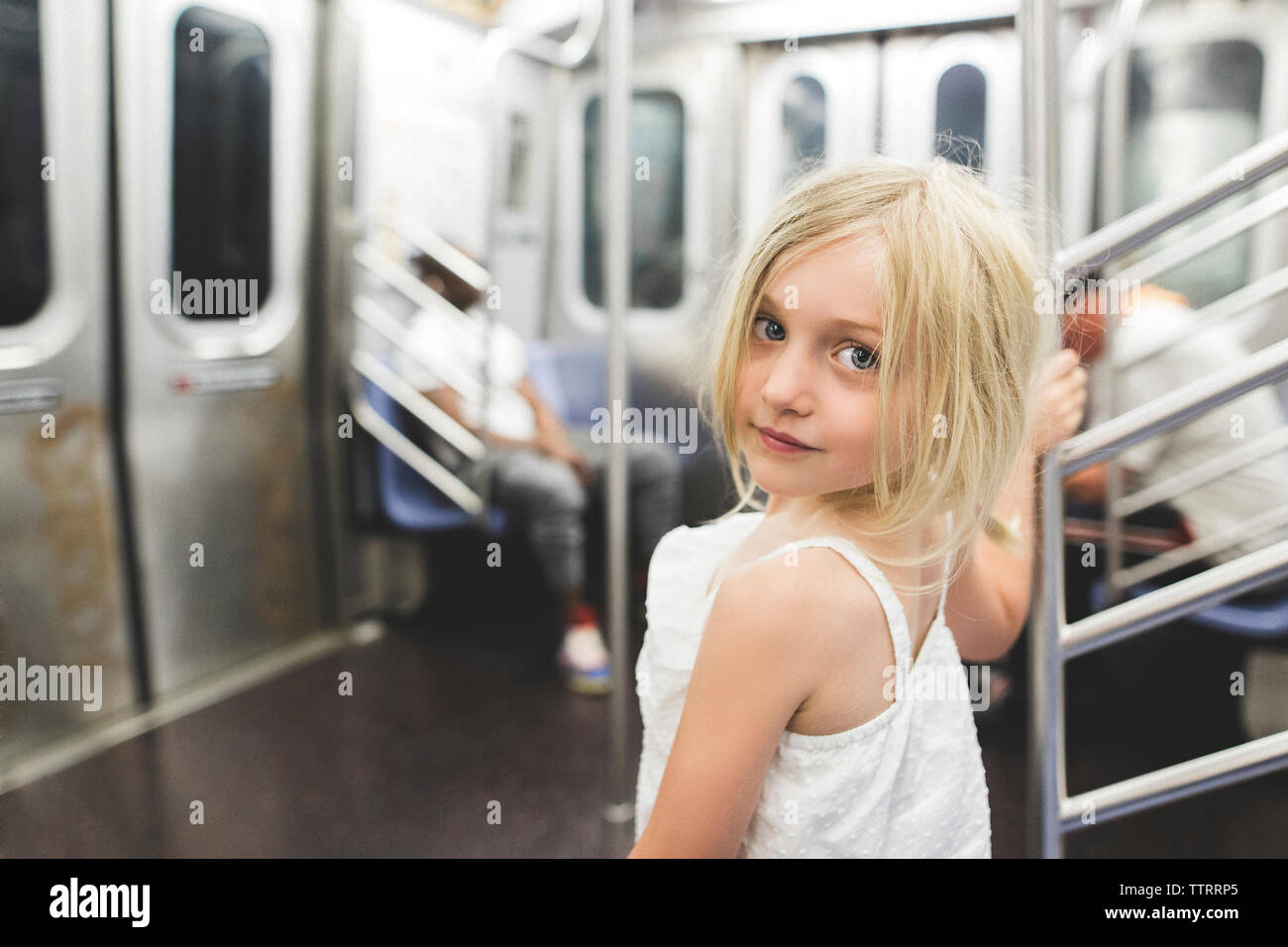 Girl rail hi-res stock photography and images - Alamy