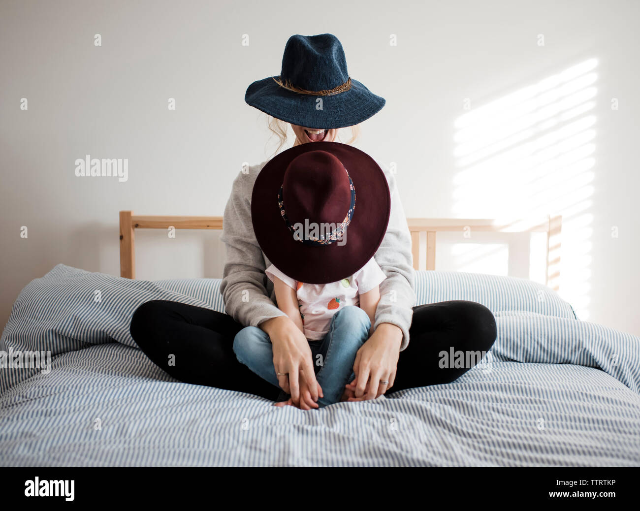 wearing a hat to bed