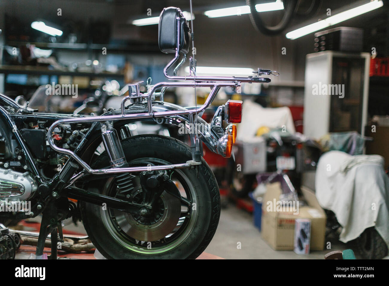Motorcycle repair shop hires stock photography and images Alamy