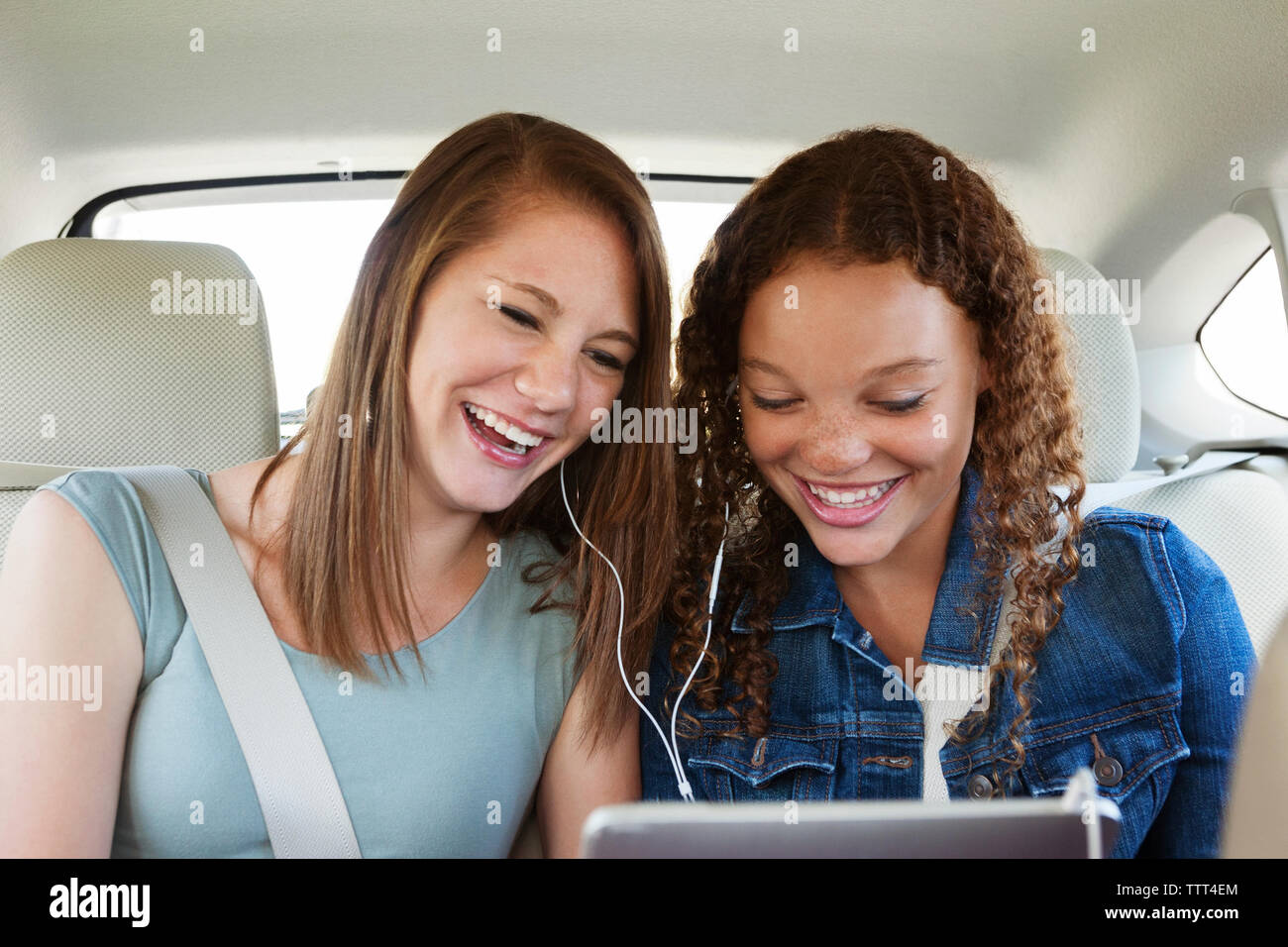 Teenage girls friends car hires stock photography and images Alamy