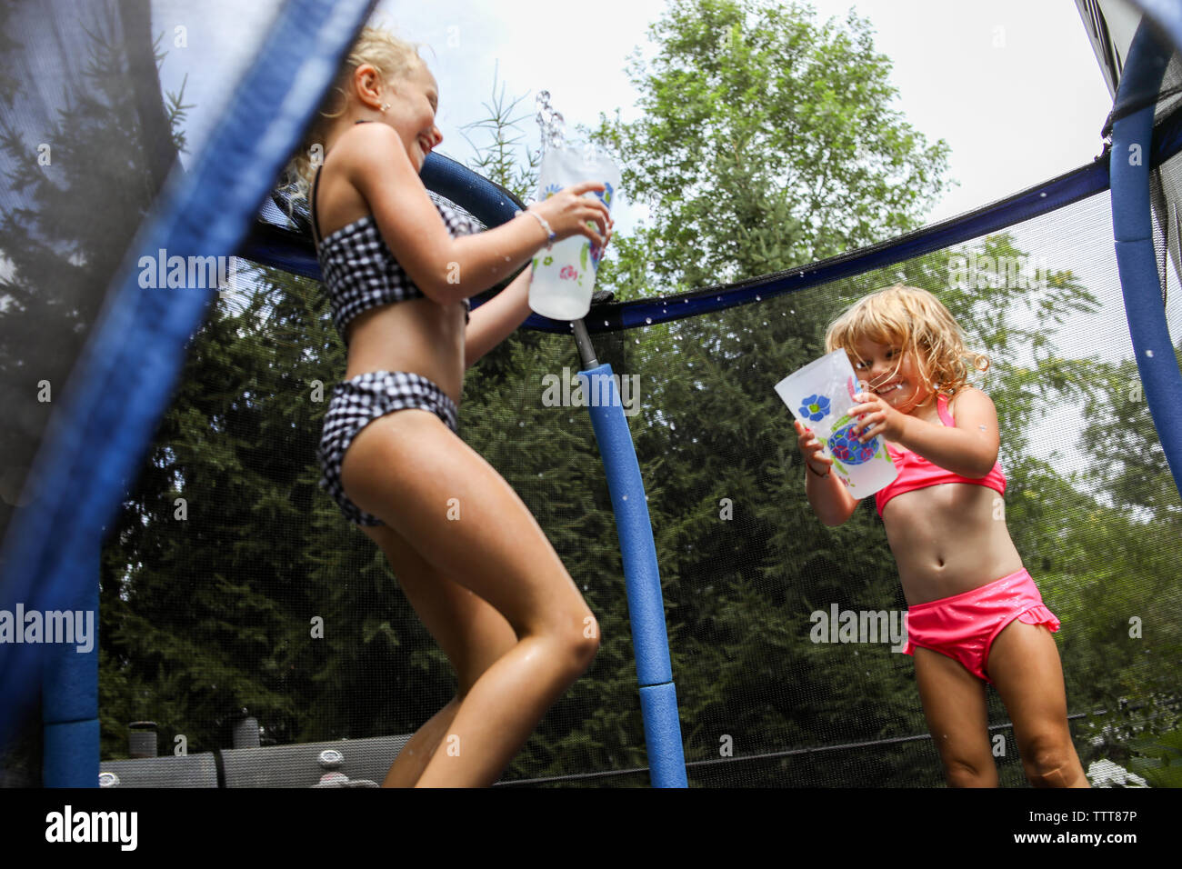 Water fight bikini hi-res stock photography and images - Alamy