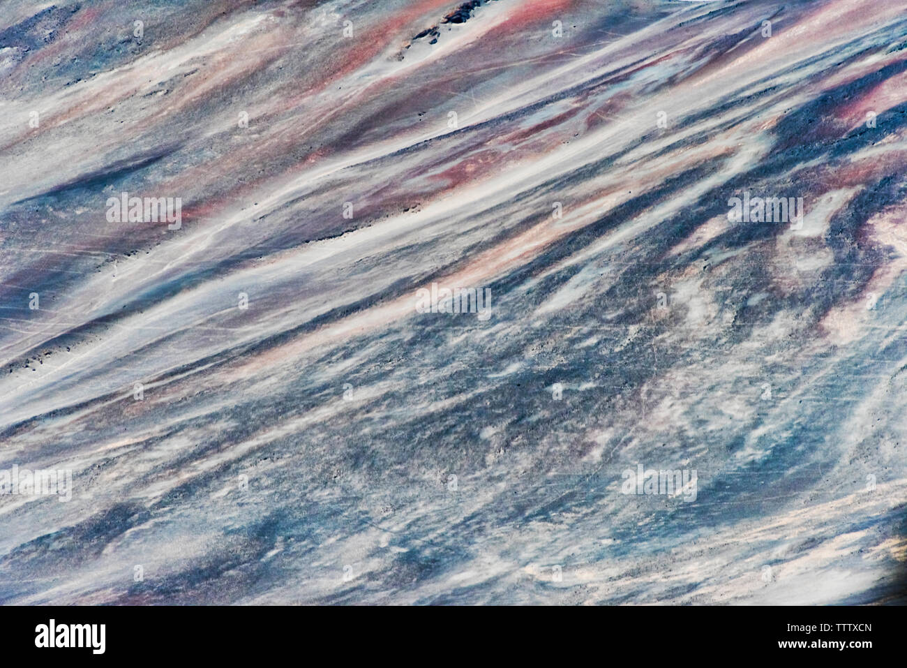 Mountain texture, San Pedro de Atacama, Antofagasta Region, Chile Stock Photo