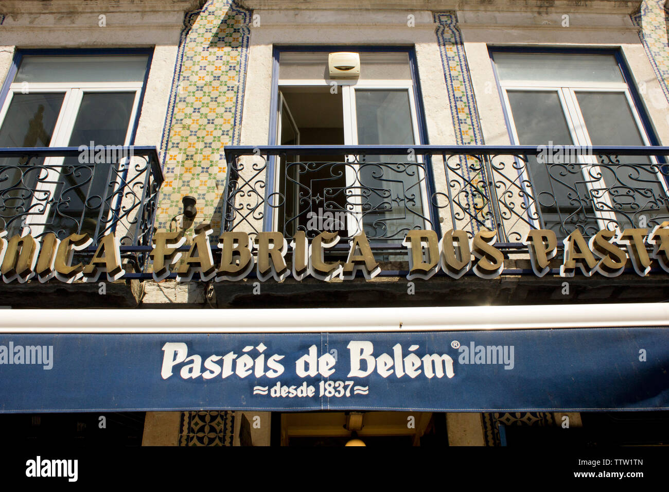 Pasteis de Belem pastry shop, famous for its original custard tart