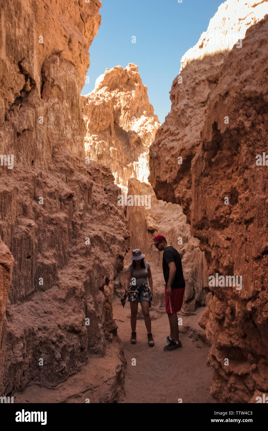 Tourists In The Salt Caves Valle De La Luna Moon Valley San Pedro Tourists In The Salt Caves Valle De La Luna Moon Valley San Pedro