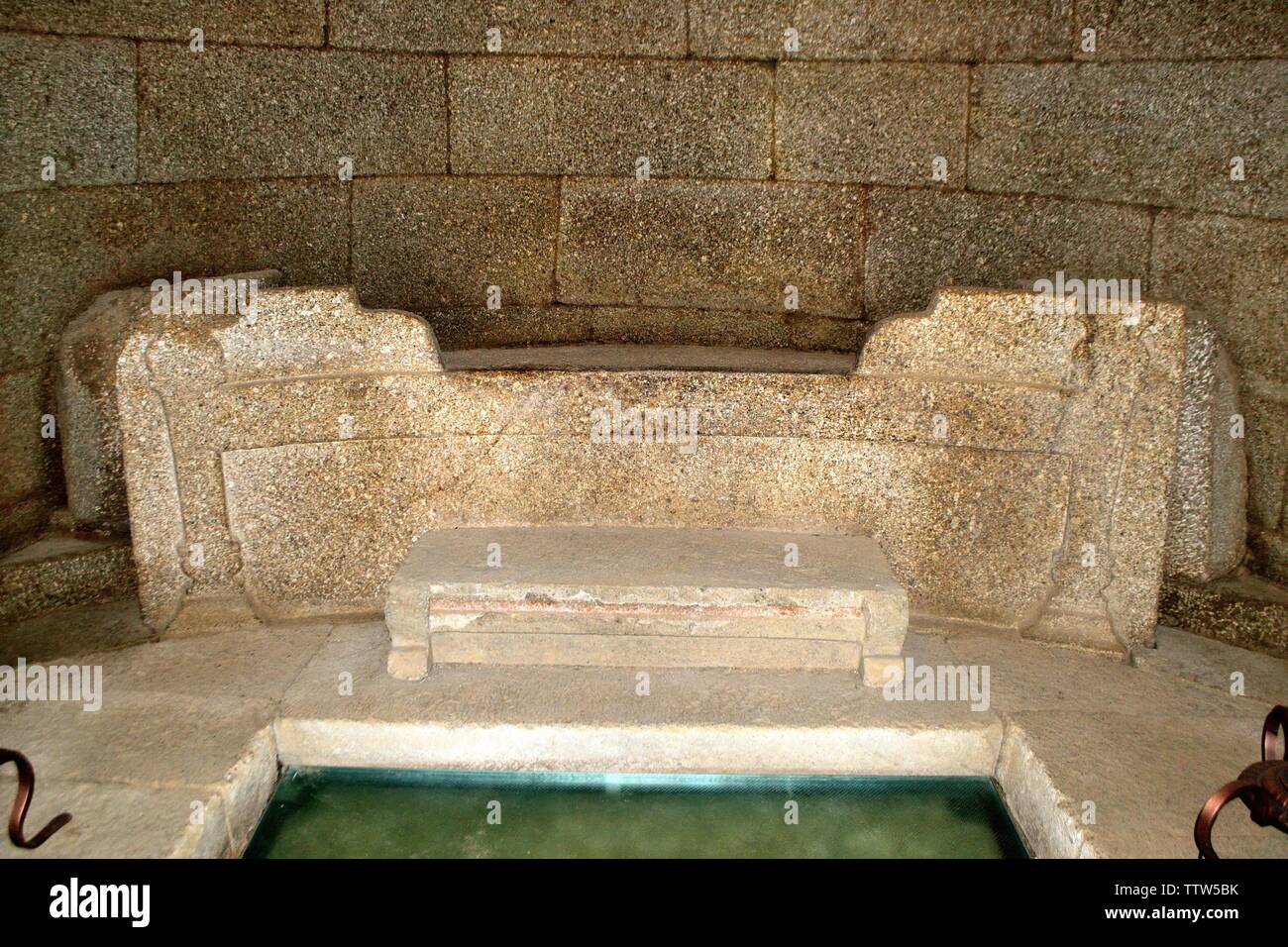 Funeral tumulus -Valley of the Thracian Kings in Kazanlak- Province of Stara Zagora.BULGARIA Stock Photo