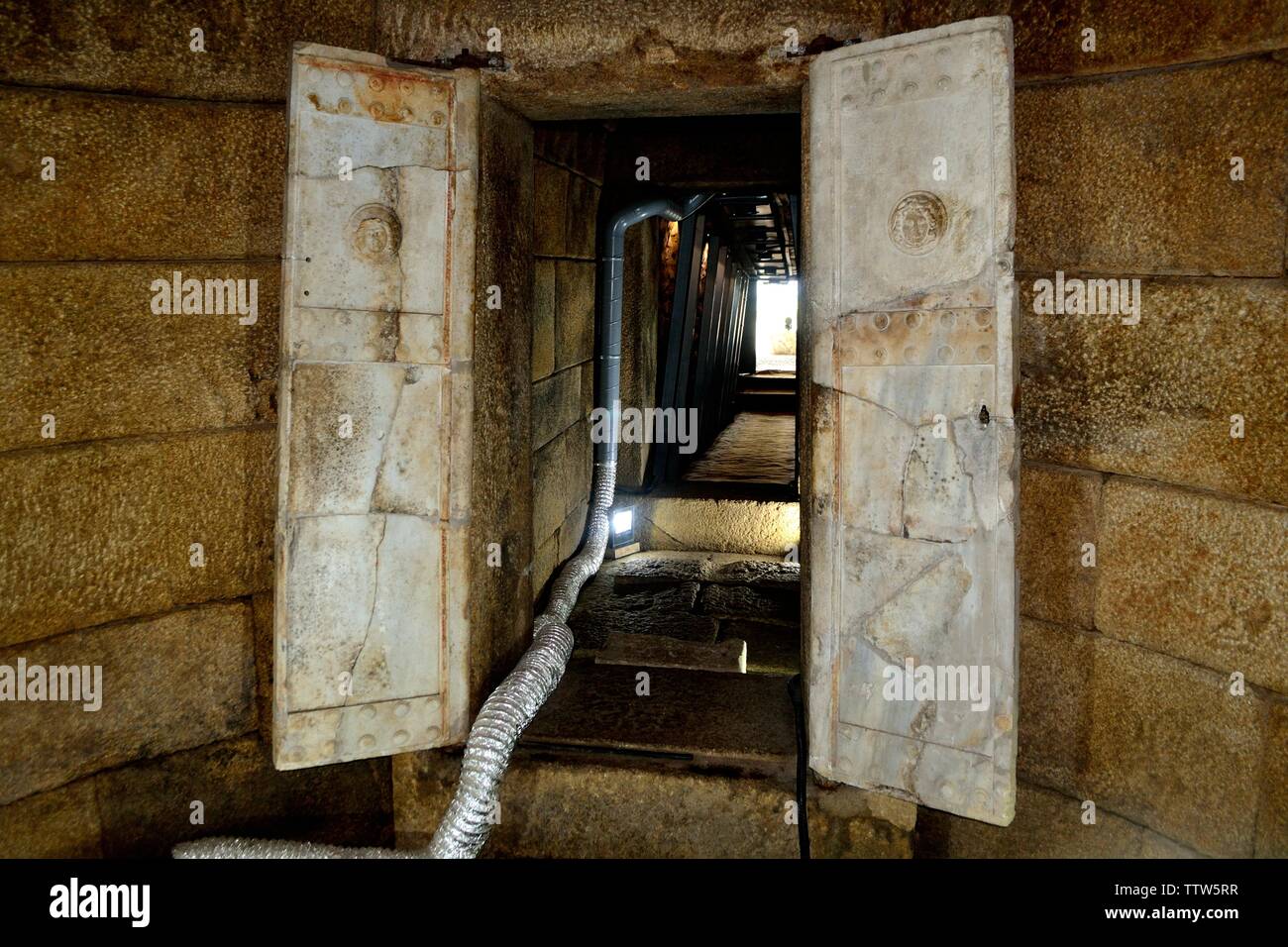 Kostmatka Funeral tumulus -Valley of the Thracian Kings in Kazanlak- Province of Stara Zagora.BULGARIA Stock Photo