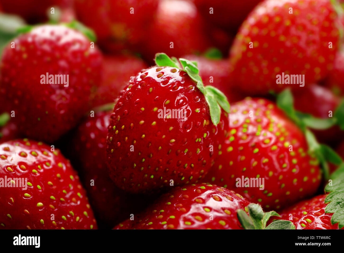 Fresh strawberry background Stock Photo - Alamy