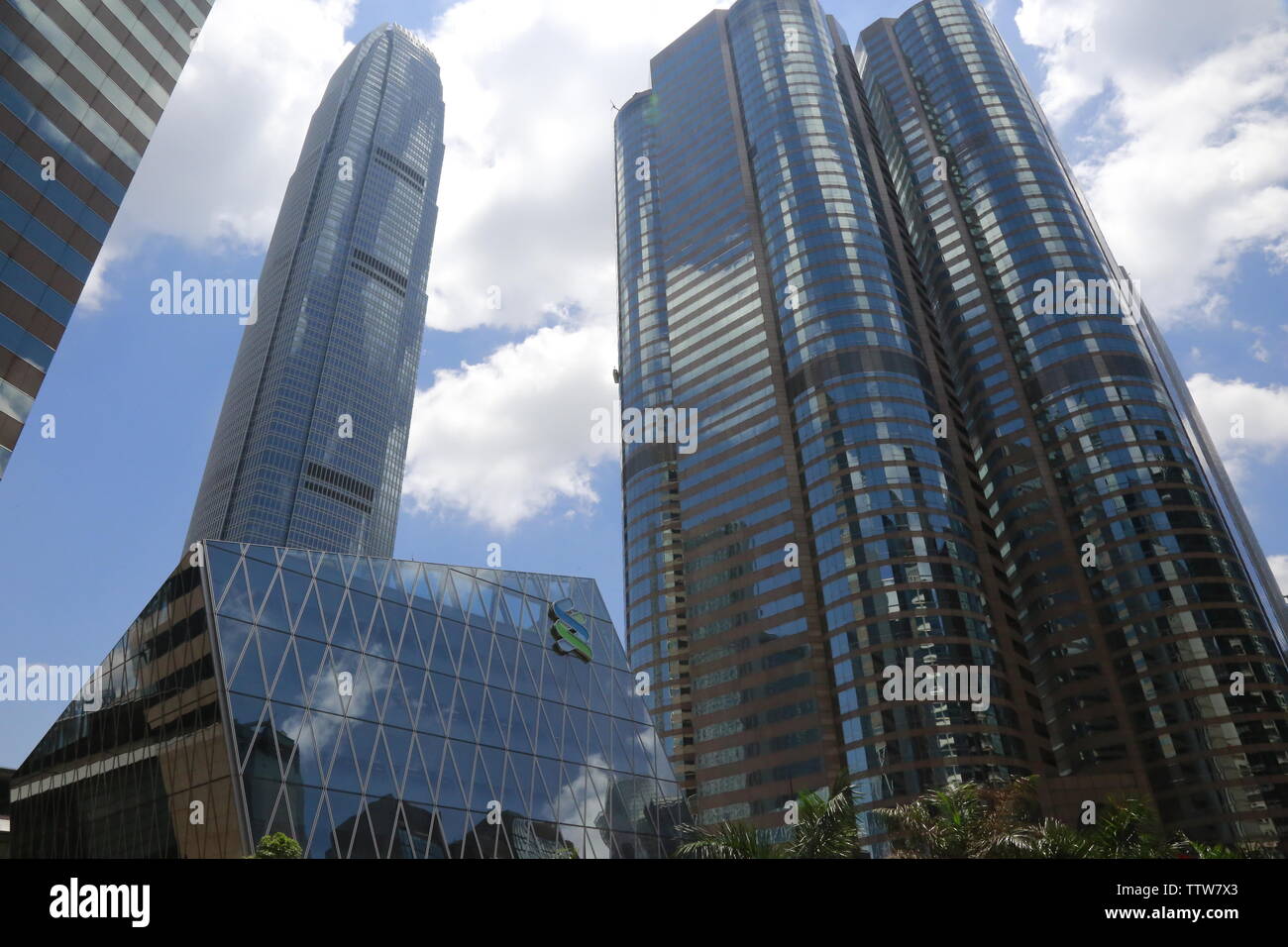 Commercial buildings, Central, Hong Kong Stock Photo - Alamy