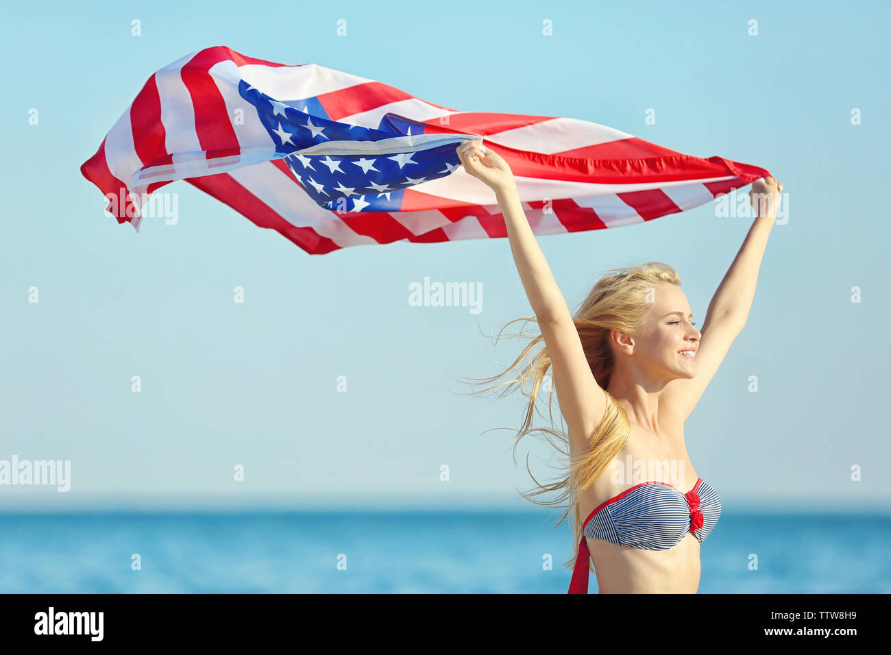 29 American Flag Swim Suit Stock Photos, High-Res Pictures, and
