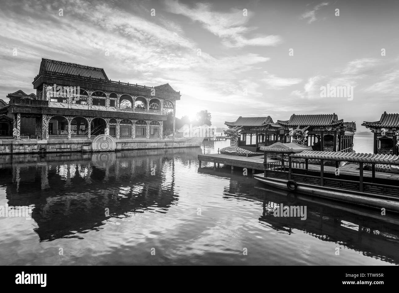 Ancient beijing monuments Black and White Stock Photos & Images - Alamy