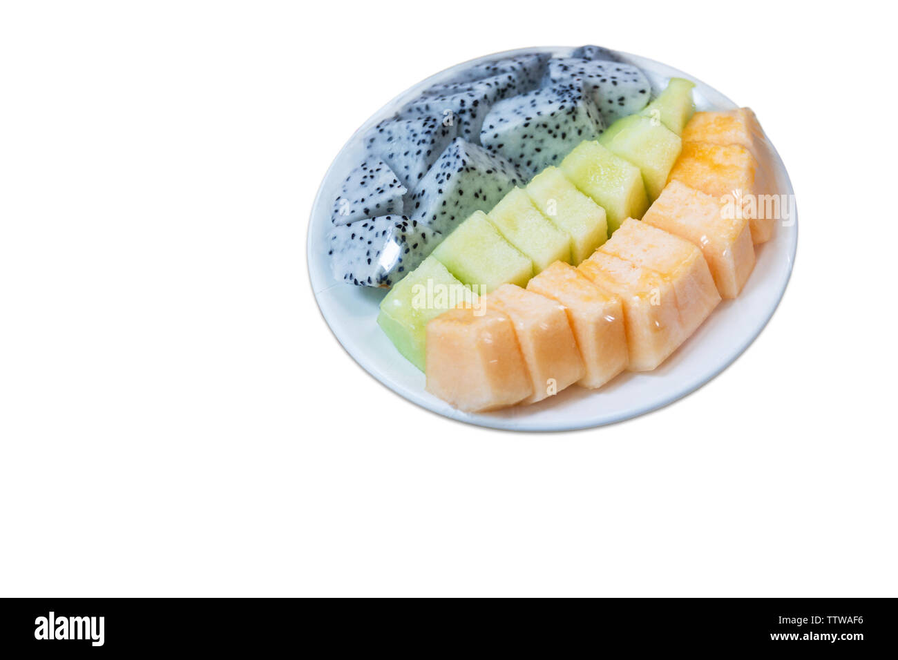 https://c8.alamy.com/comp/TTWAF6/fruits-which-are-wrapped-with-plastic-film-preservation-on-a-table-on-white-background-copy-space-TTWAF6.jpg