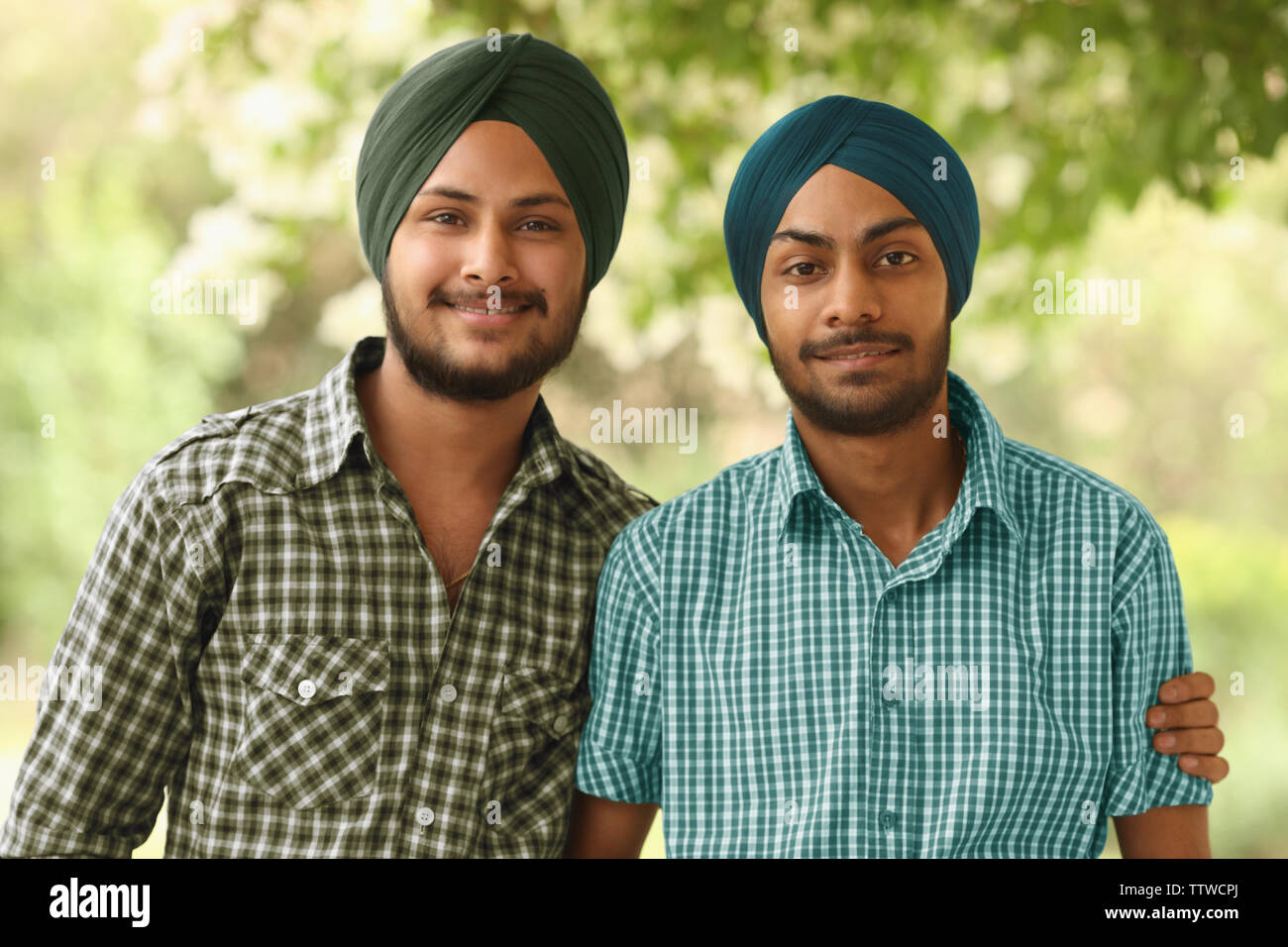 Portrait of sardar friends Stock Photo - Alamy