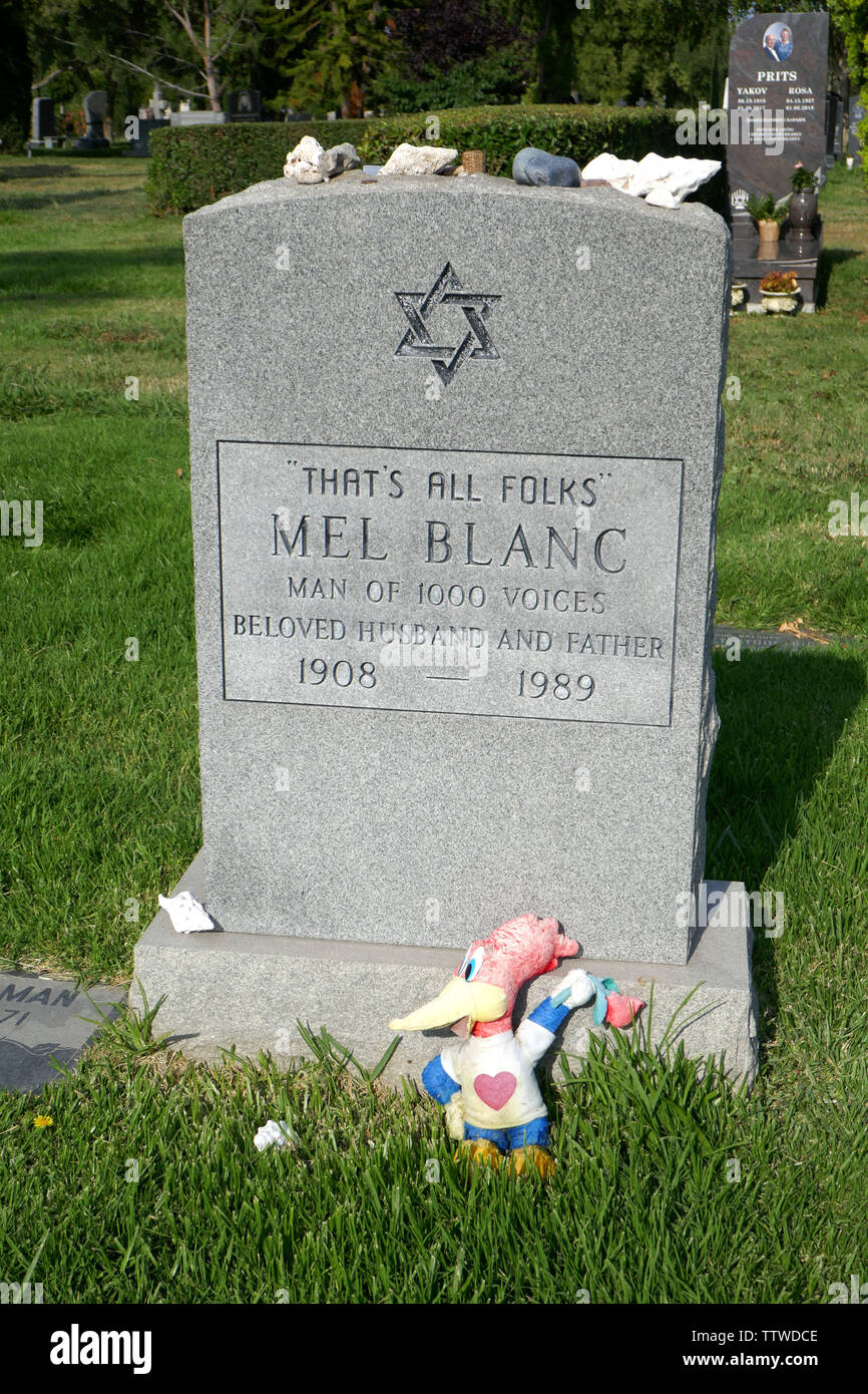 Mel blanc grave hi-res stock photography and images - Alamy