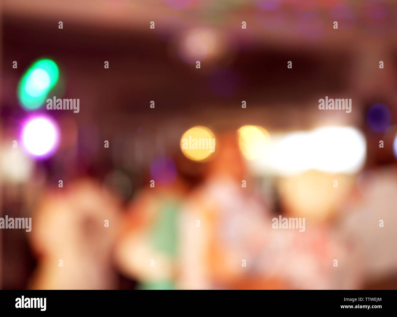 Blurred background of dancing people on wedding Stock Photo - Alamy
