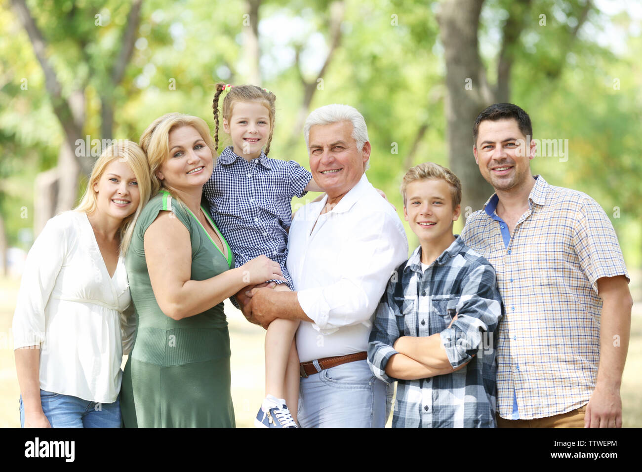 Happy family resting in hi-res stock photography and images - Alamy