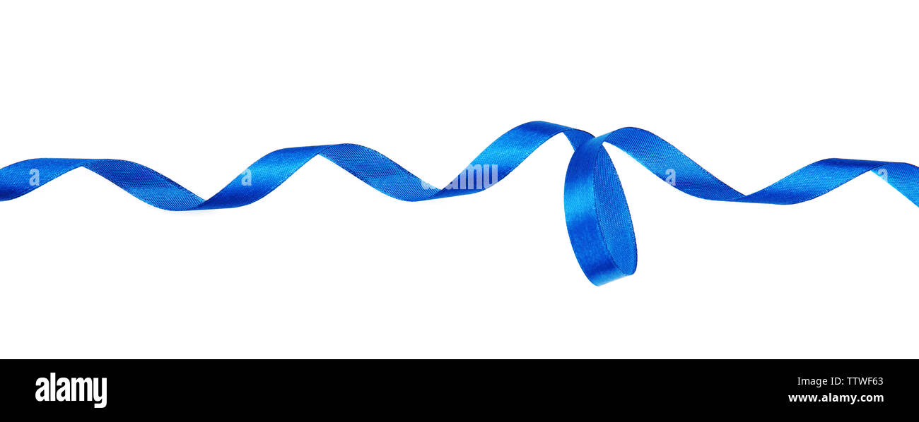 63 Blue Ribbons Blue ribbon on white background Stock Photo - Alamy