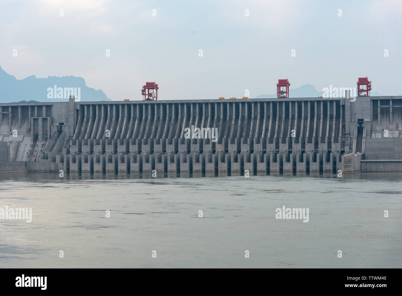 Three Gorges Dam scenery Stock Photo - Alamy