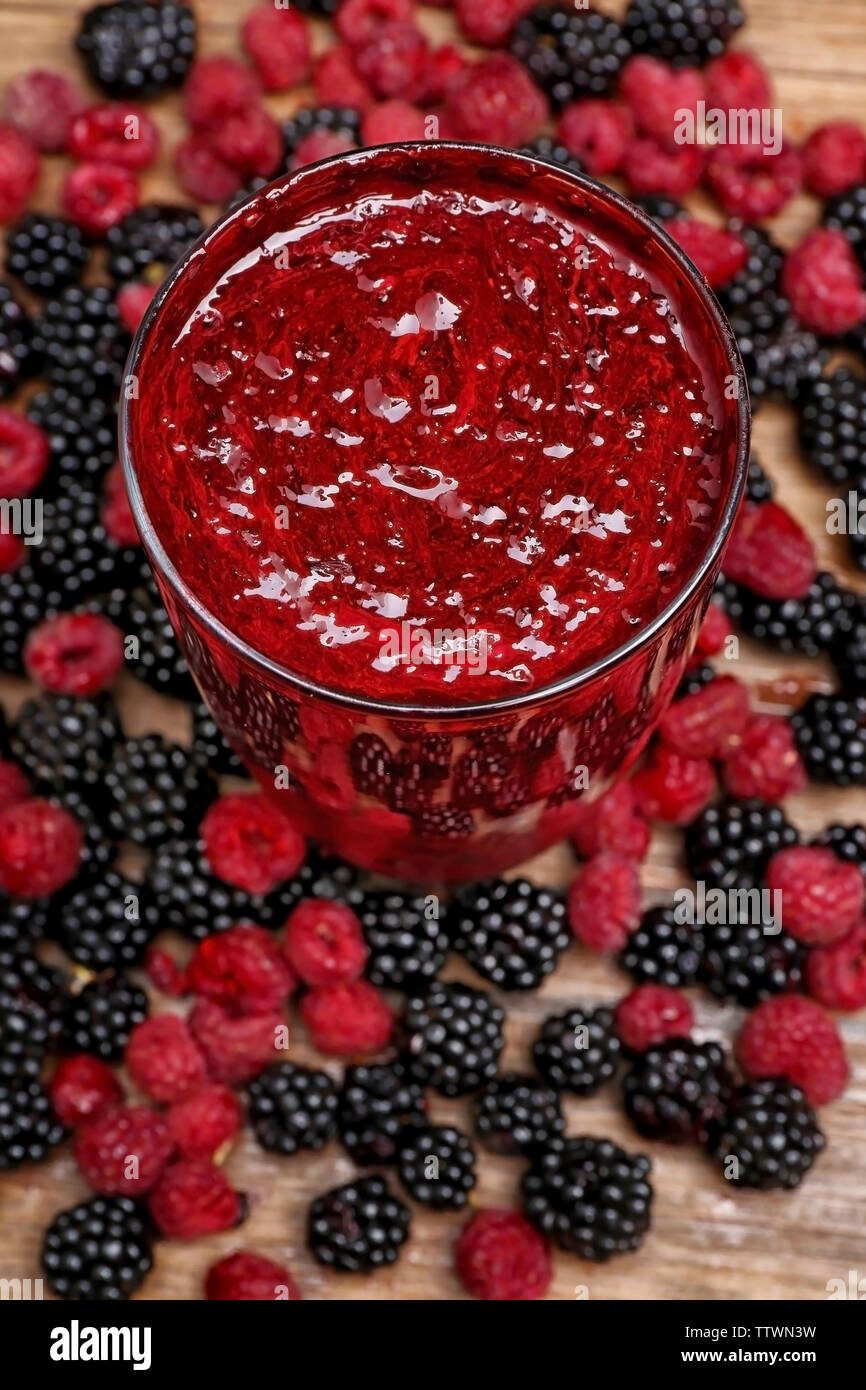 Black Raspberry Milk Milk shake raspberry shakes hi-res stock photography and images - Alamy