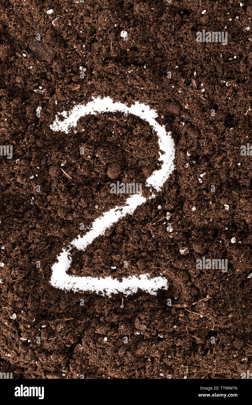 Number From Ground Coffee Stock Photo Alamy