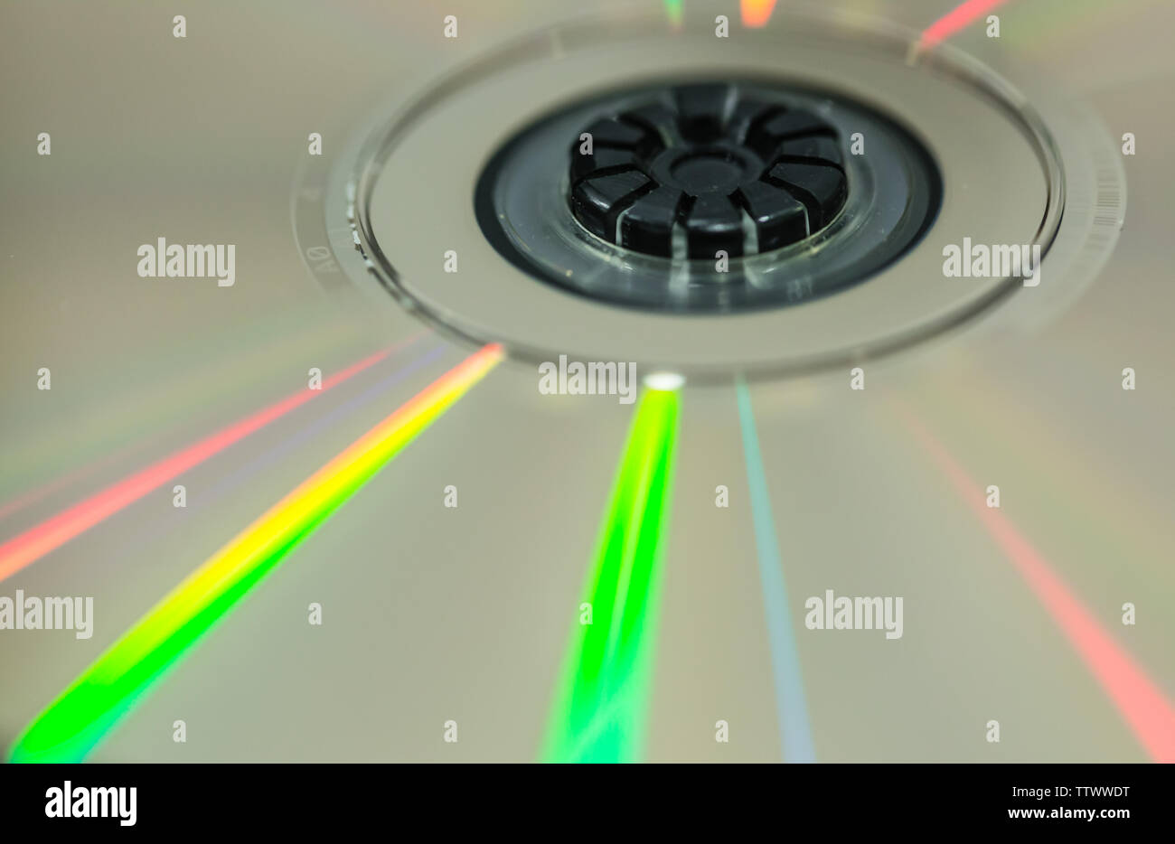 Reflection light on dvd disc hi-res stock photography and images - Alamy