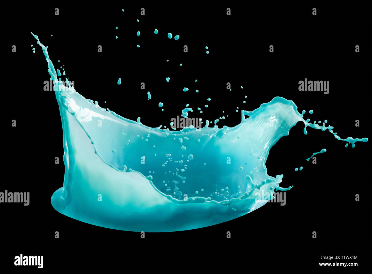 Black paint splash hi-res stock photography and images - Alamy