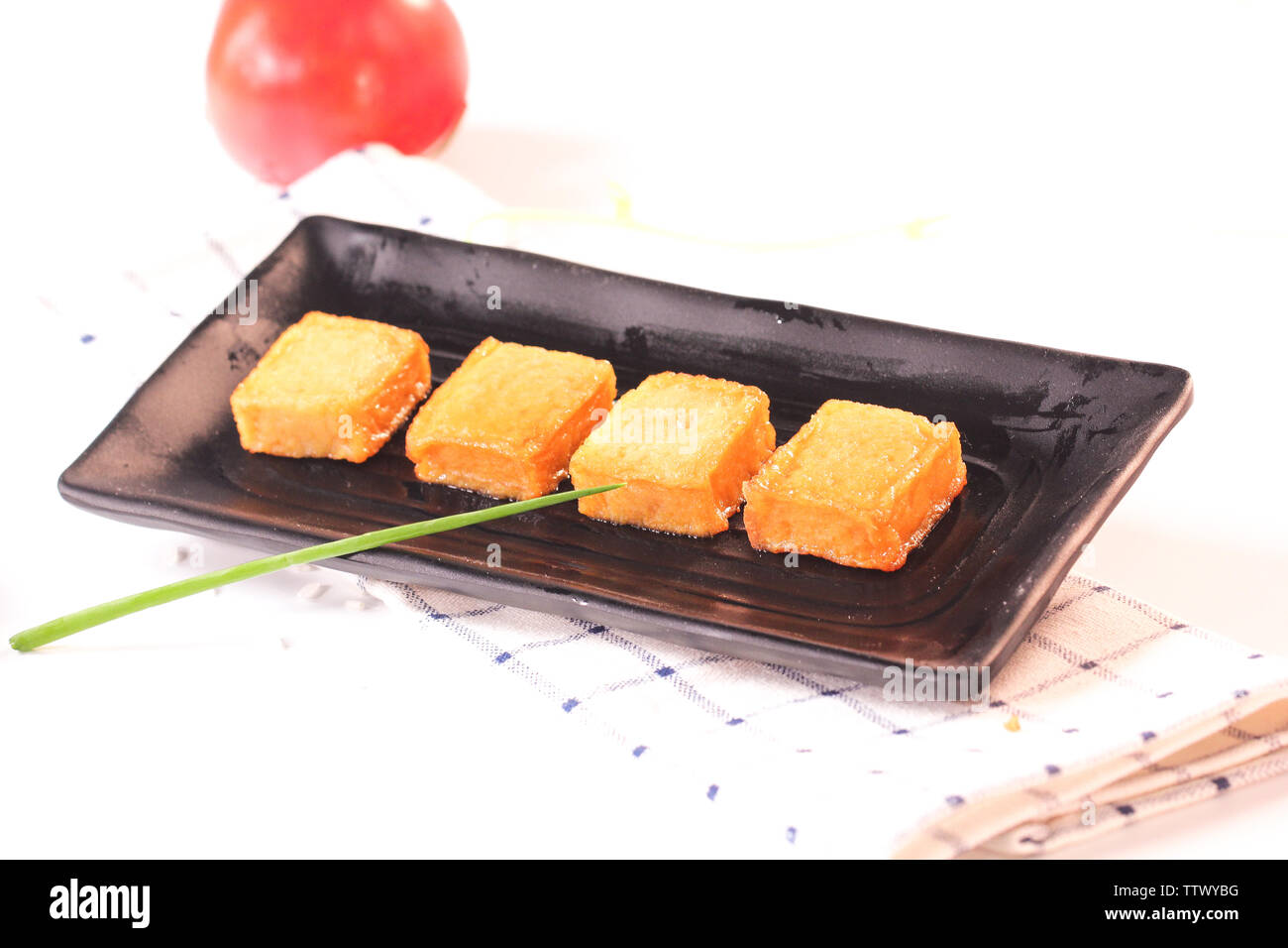 Tofu fried tofu fish tofu squares tofu golden yellow tofu tofu fillets