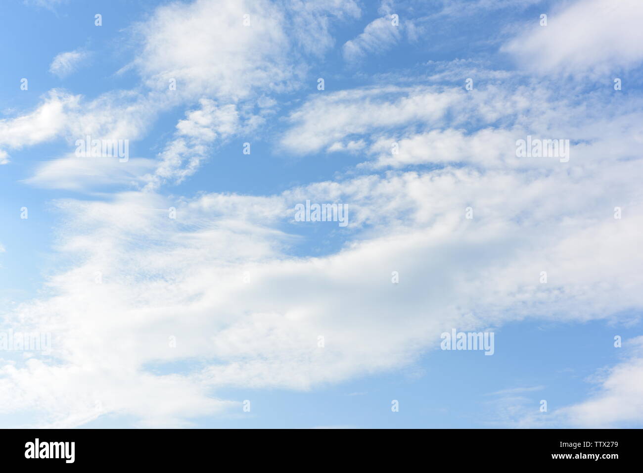 Blue Sky White Cloud Stock Photo