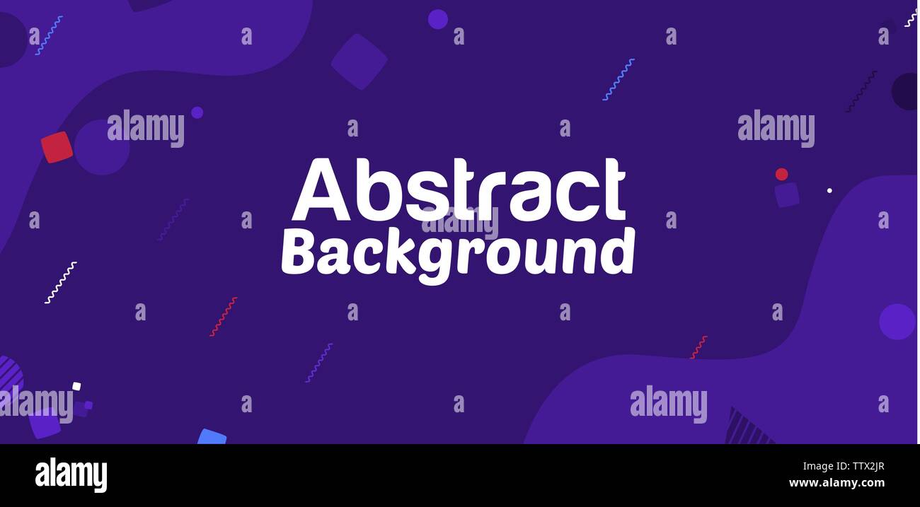 Abstract Geometric Shape Vector Banner Background Illustration Stock Vector