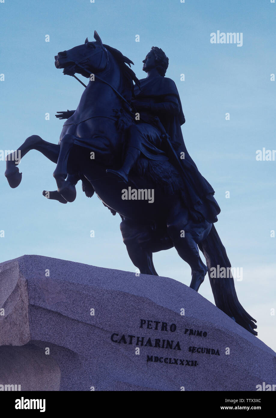 The Bronze Horseman, St. Petersburg, Russia Stock Photo Alamy