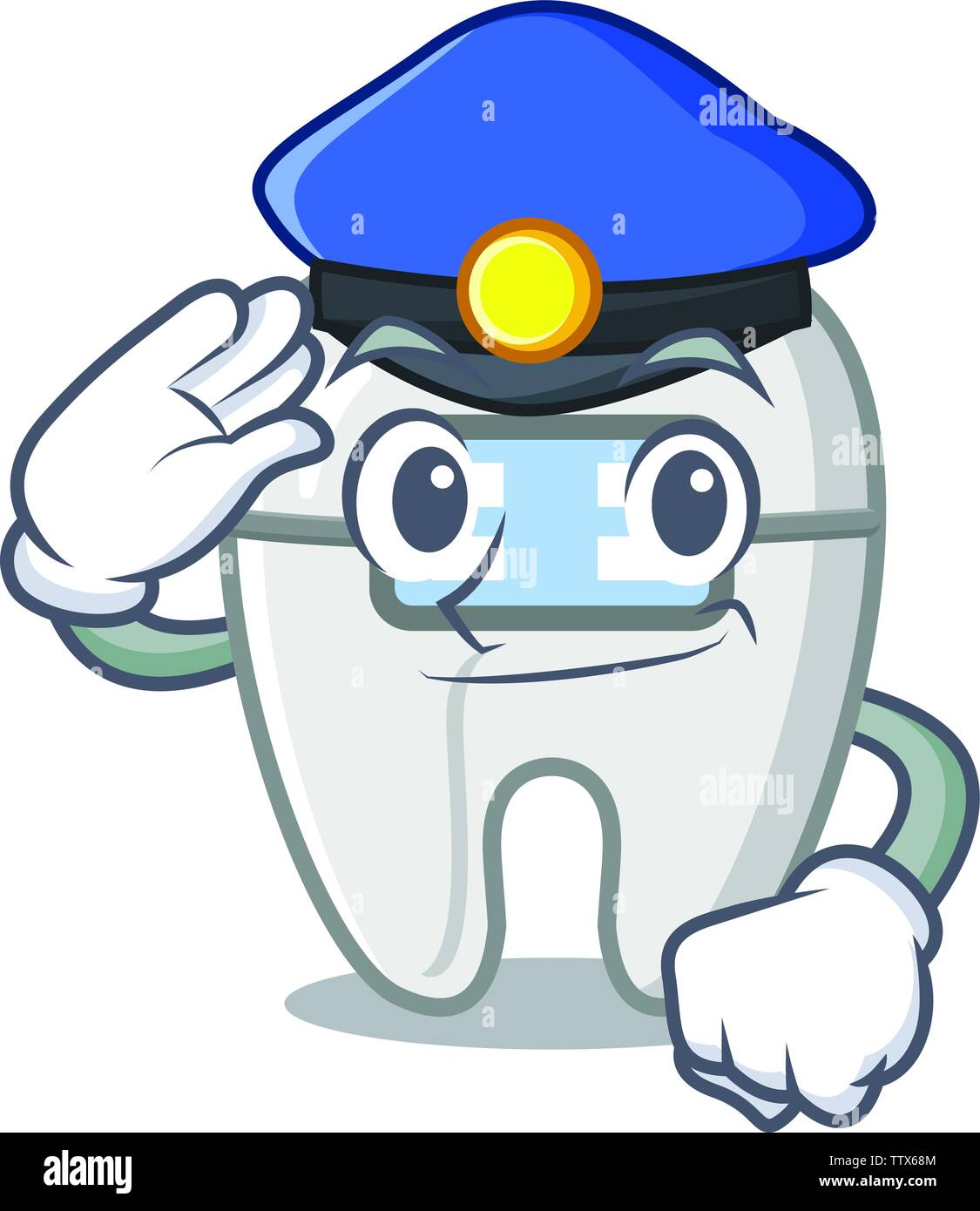 Police braces in the character gear box Stock Vector Image & Art - Alamy