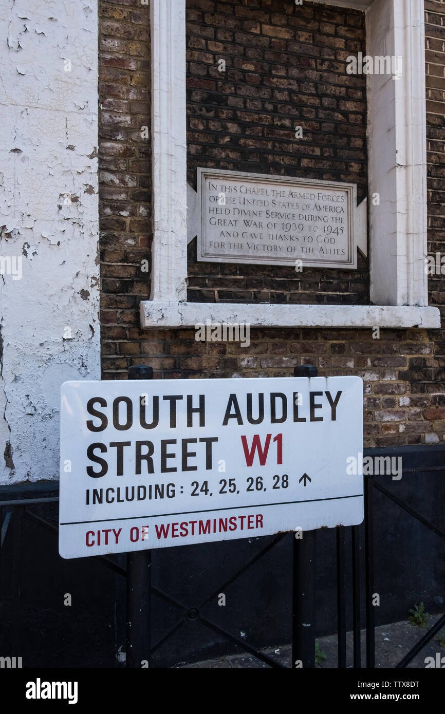 South Audley Street, Mayfair, London, England, U.K Stock Photo Alamy