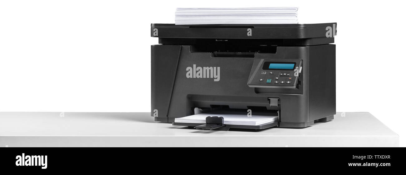 office desktop printer Stock Photo Alamy
