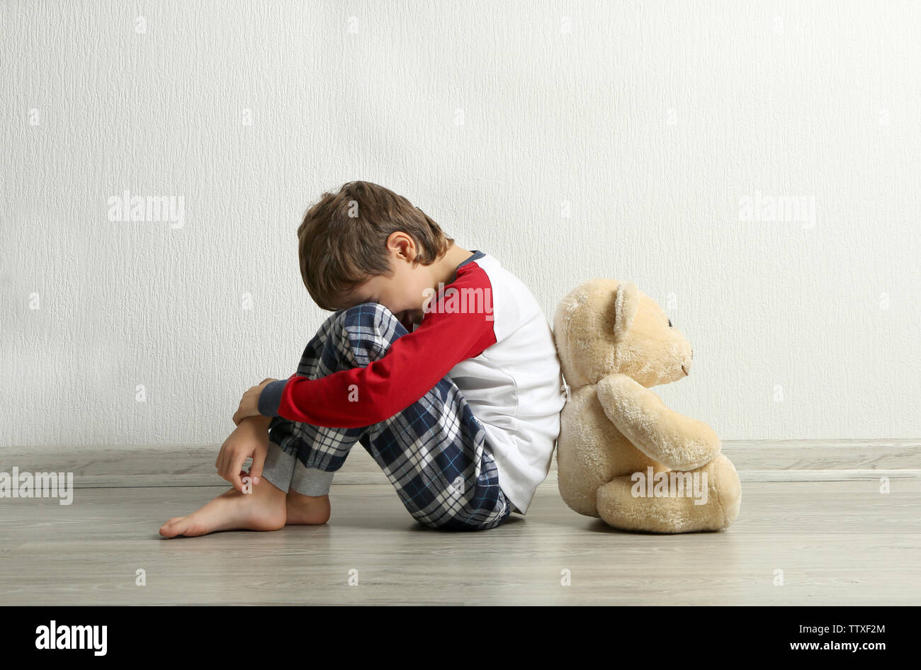 boy with teddy bear