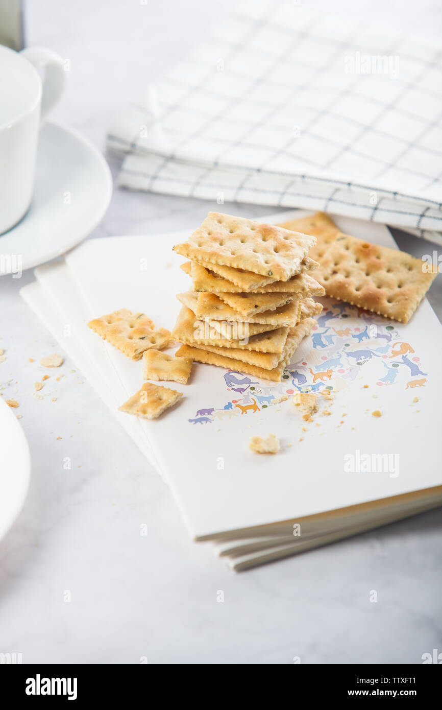 baking soda biscuit Stock Photo Alamy