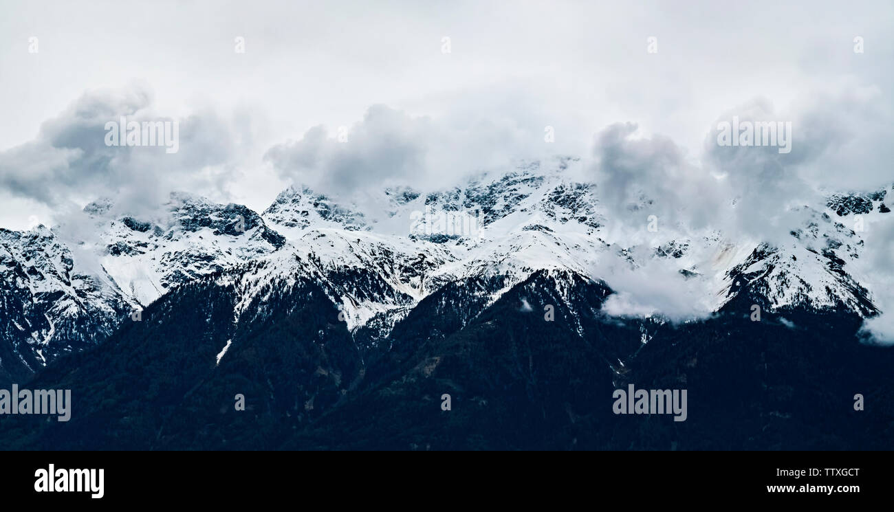 mountains landscape alps in europe Stock Photo - Alamy