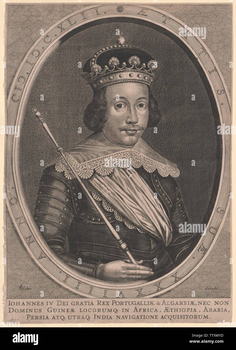 Johann IV, King of Portugal, Additional-Rights-Clearance-Info-Not-Available Stock Photo