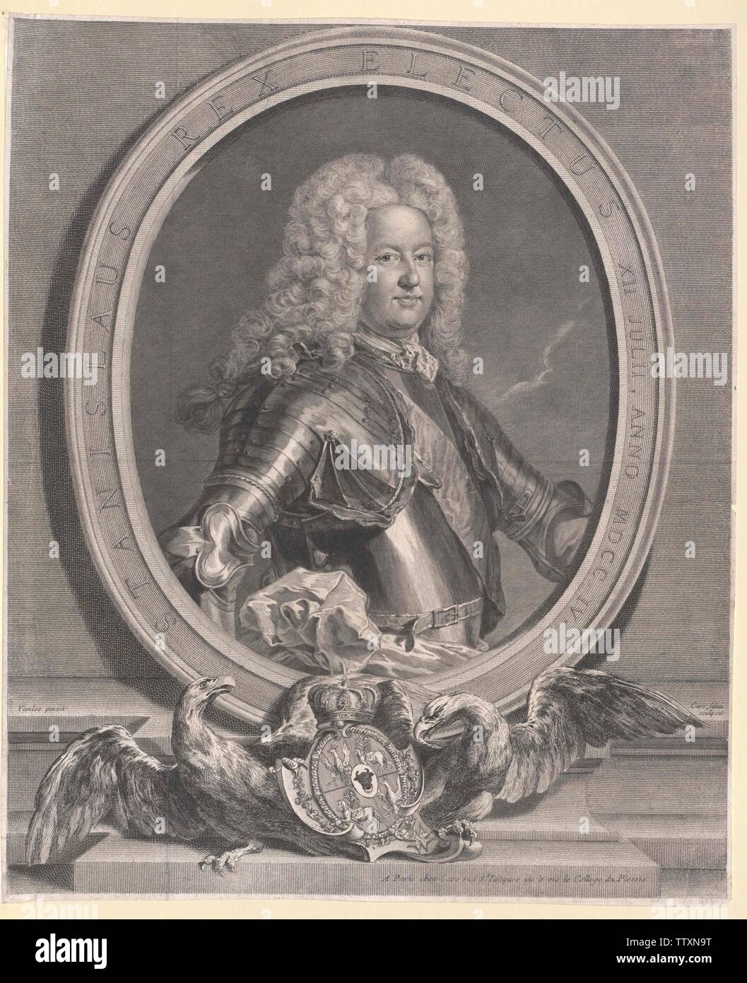 Stanislaus I, King of Poland, Additional-Rights-Clearance-Info-Not-Available Stock Photo