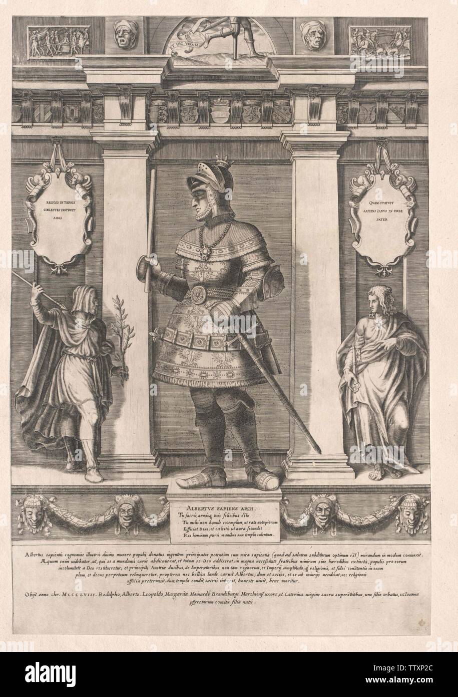 Albrecht II, Duke of Austria, Additional-Rights-Clearance-Info-Not-Available Stock Photo